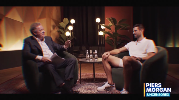 Novak Djokovic Gives Rare Interview to Piers Morgan