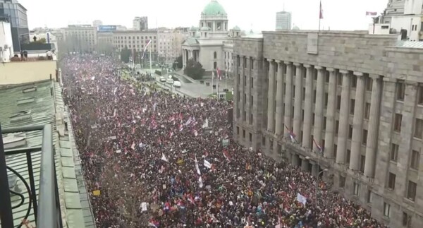 Protests in Belgrade over Corruption